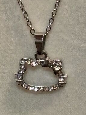 ✨ Sparkling Kitty Pendant Necklace – Cute Meets Chic 🐱💎